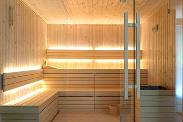 Modern Sauna Setup in Innisfil, Ontario