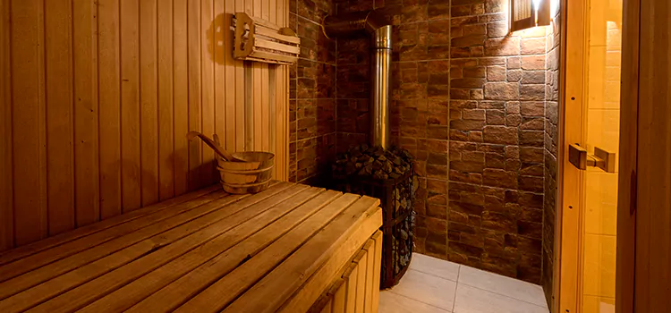 Traditional Sauna Cabin Conversion in Innisfil, Ontario