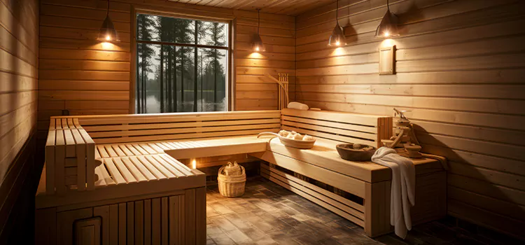 Traditional Sauna Design in Innisfil, ON