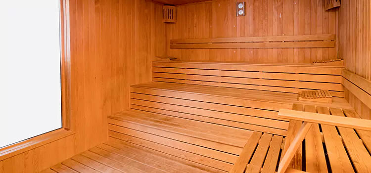 Custom Hemlock Wood Sauna Construction in Innisfil, Ontario